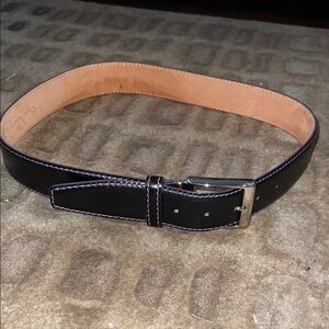 Roger Ximenez Men's Black calf Leather Belt